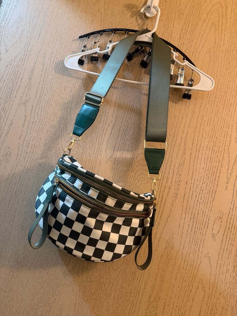Gynky Checkered Crossbody Bag Bum Bags for Women